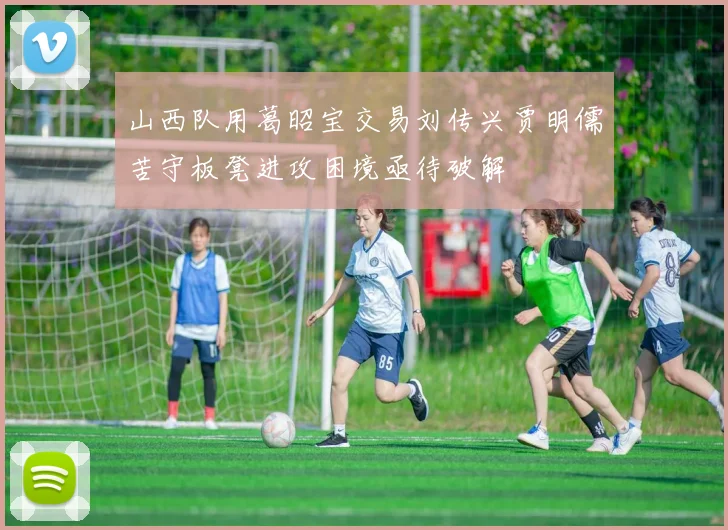 山西队用葛昭宝交易刘传兴贾明儒苦守板凳进攻困境亟待破解